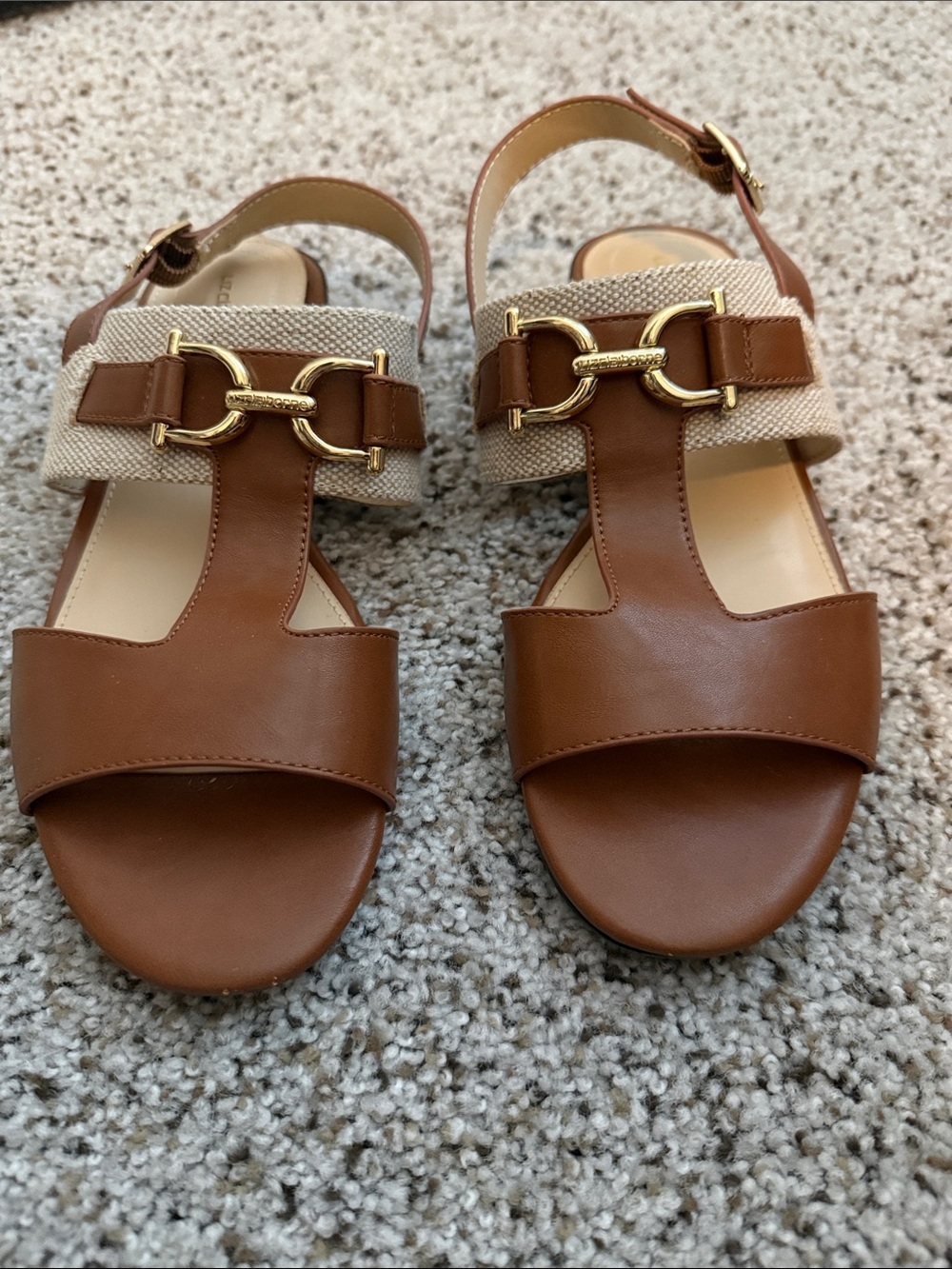 Liz Claiborne Women’s Slide Sandals Size 7.5 Everyday Comfort Summer Shoes